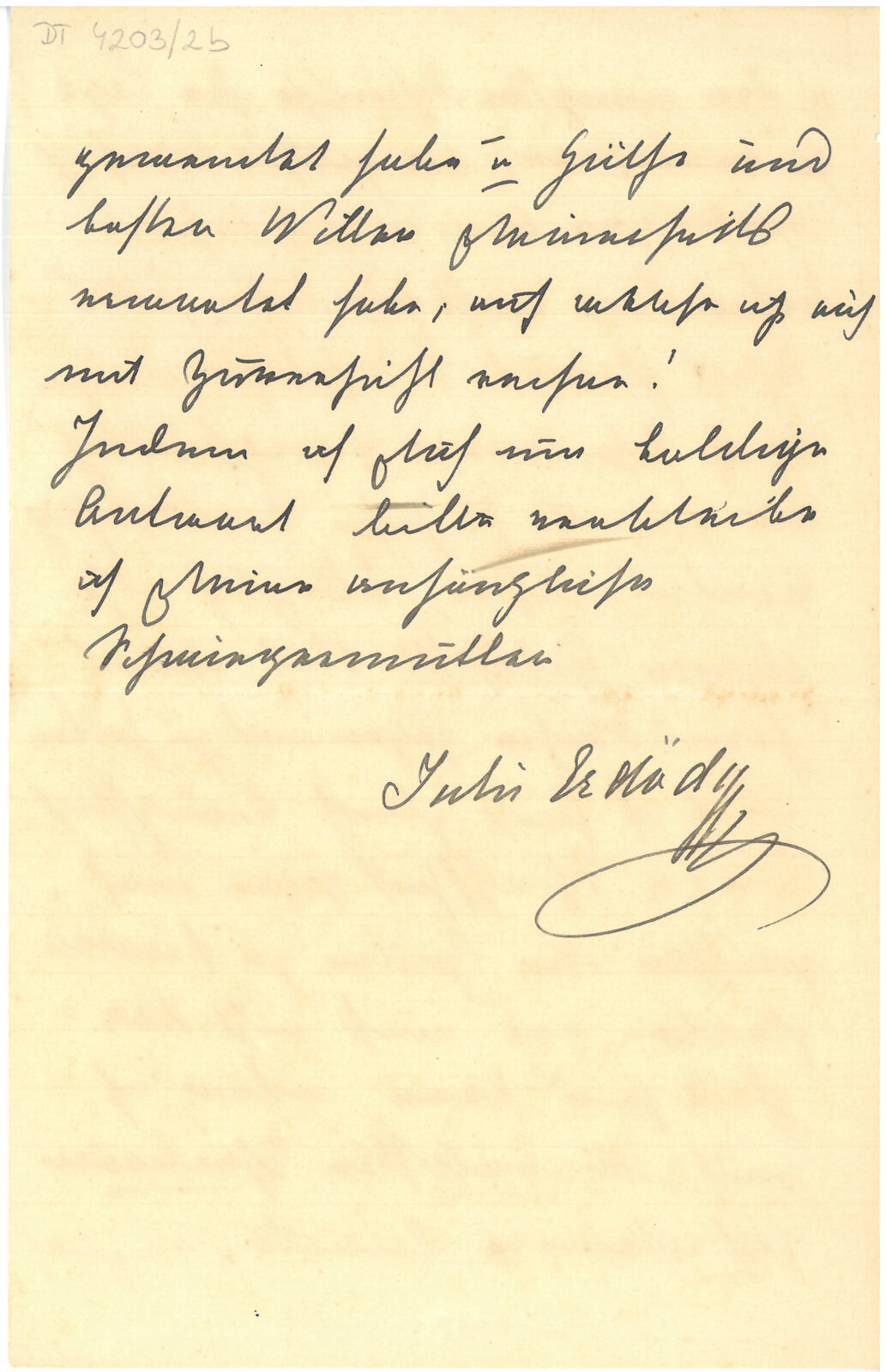 63e. Pismo Julijane Drašković, Rođ. Erdody Suprugu Ivanu IX. Draškoviću, DT 4203 2