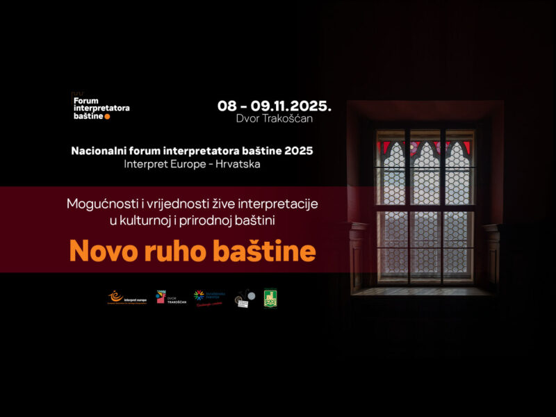 Nacionalni forum interpretatora baštine – 08. i 09.11.2025.