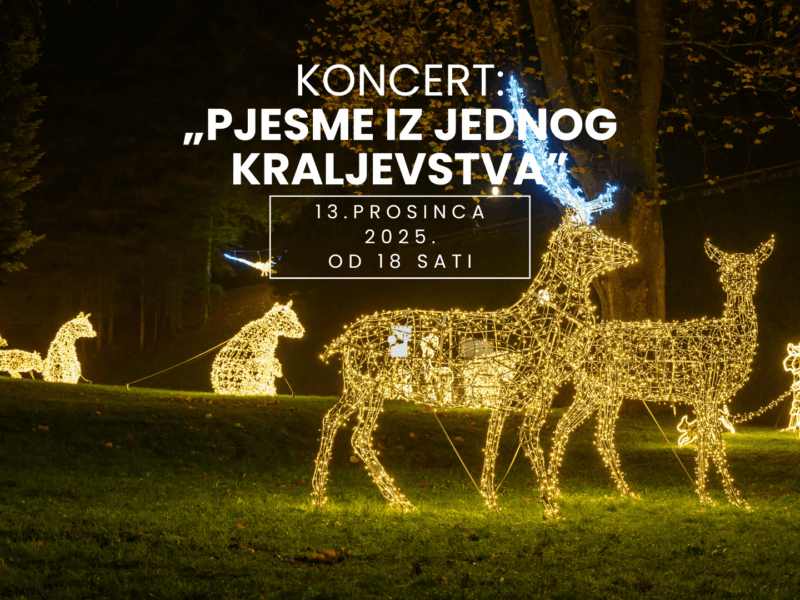 Koncert: „Pjesme iz jednog kraljevstva”, 13.12. u 18 sati