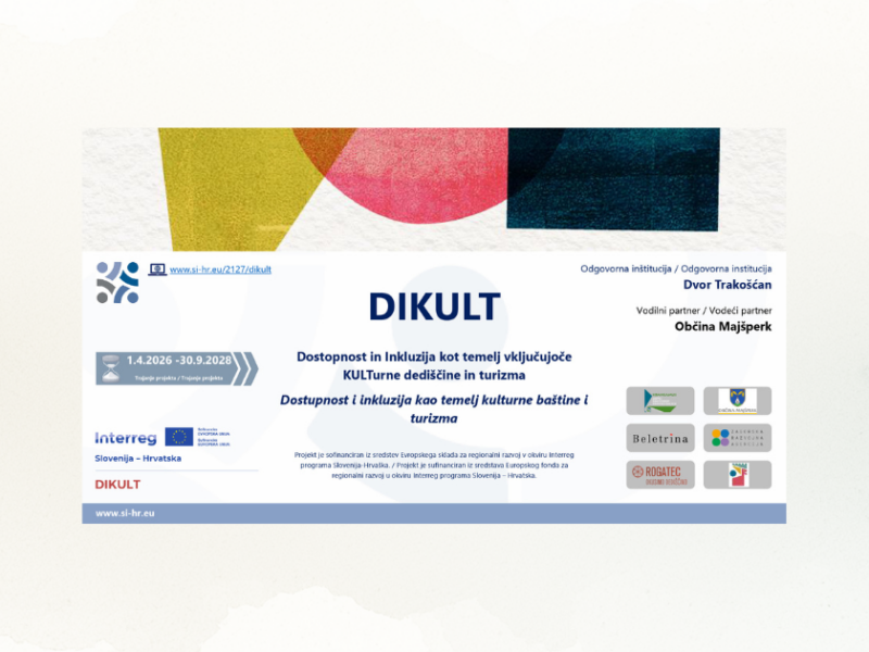 DIKULT – Dostupnost i inkluzija kao temelj kulturne baštine i turizma