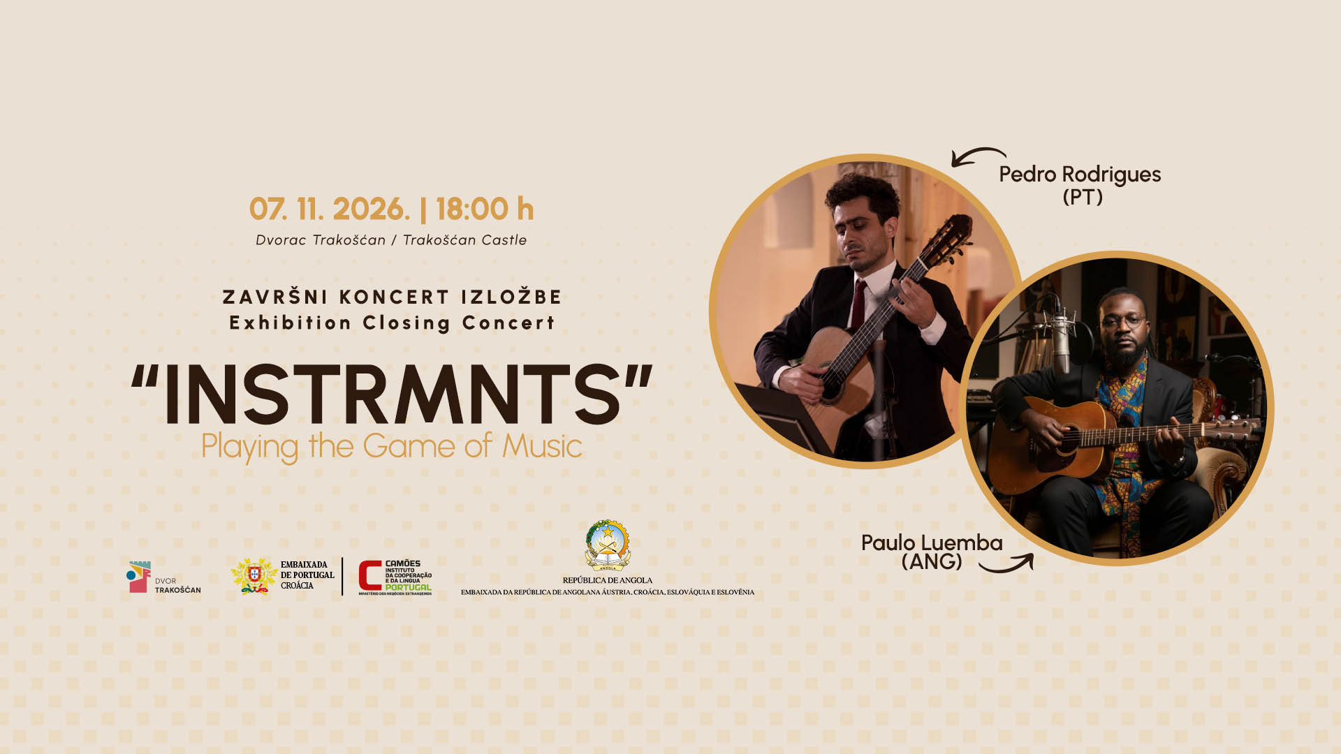 Završni koncert izložbe „INSTRMNTS: Playing the Game of Music“ – 7. 11. u 18 sati
